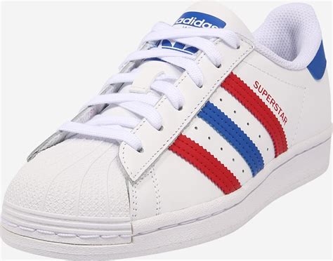 adidas schuhe superstar rot und weis|Adidas Superstar blau.